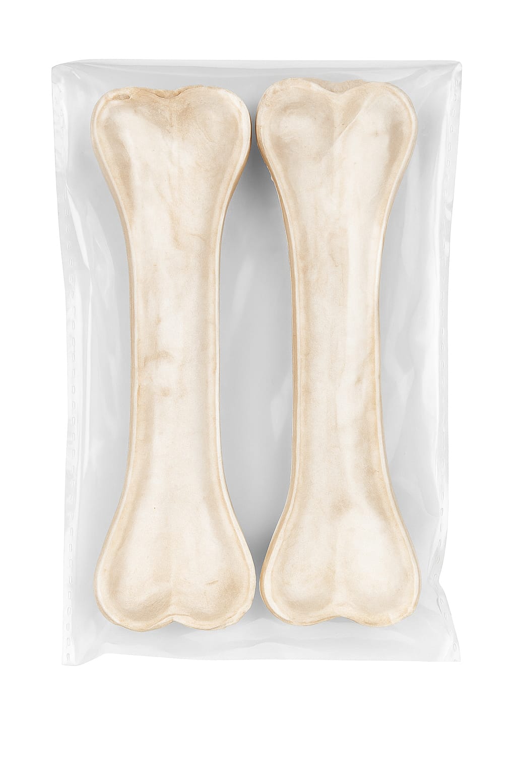 4" Chicken Flavoured Dog Chew Bones (Pack of 2) for Puppies & Small Dogs – Rawhide-Free, Natural & Gentle – Bonus Red Dog Collar Included - Image 3