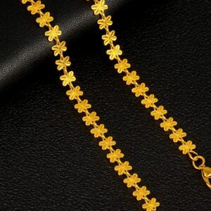Gold-Plated Butterfly Chain Necklace for Women's Fashion Jewellery | Stylish Daily Wear Accessory