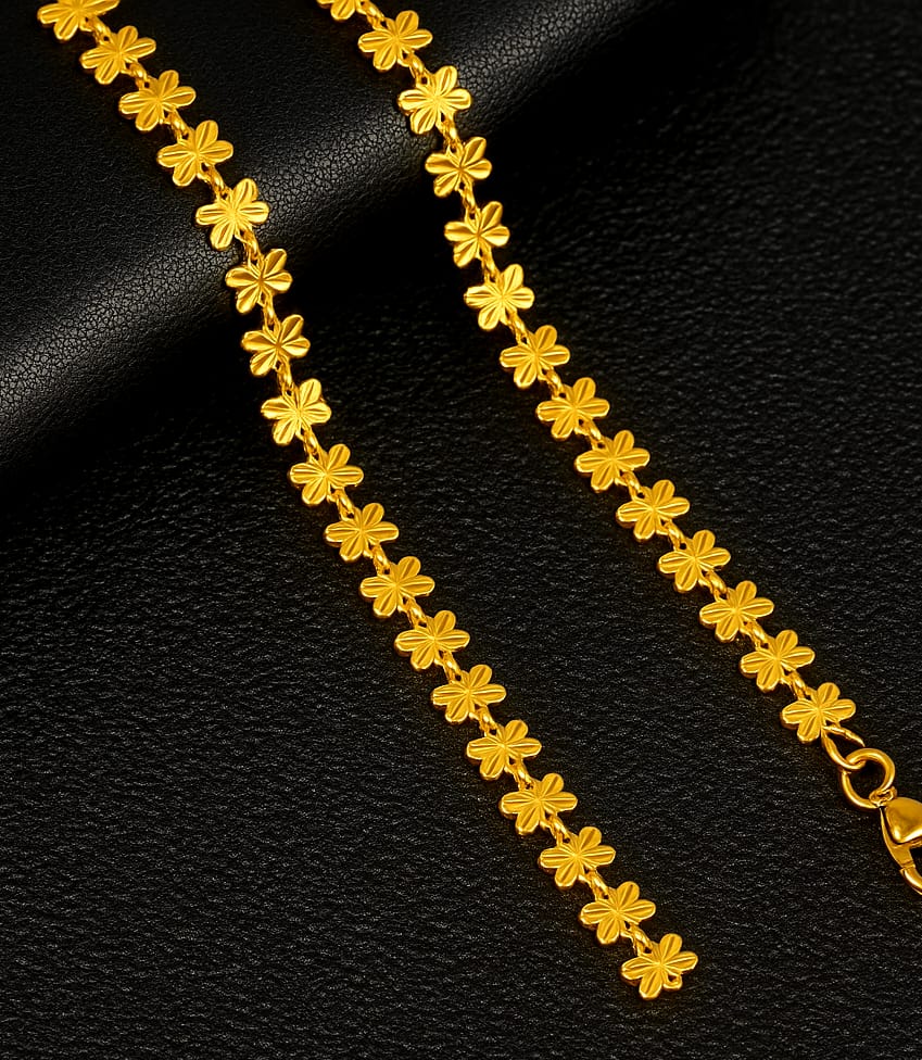 Gold-Plated Butterfly Chain Necklace for Women's Fashion Jewellery | Stylish Daily Wear Accessory