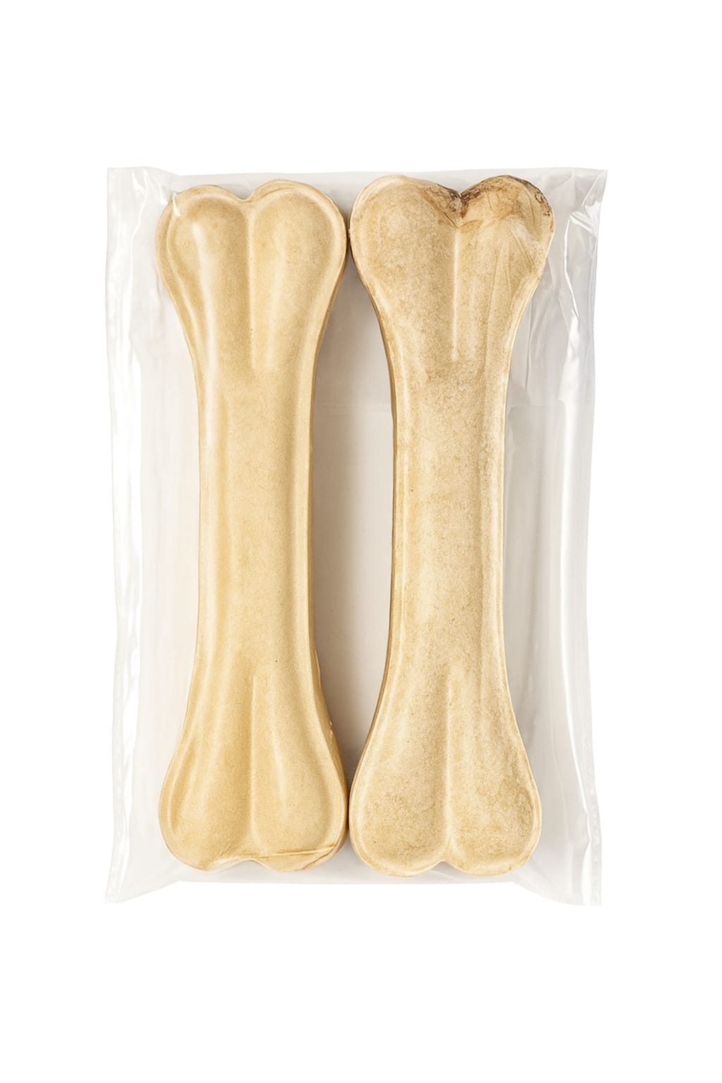 5" Durable Dog Chew Bones – Pack of 2 for Small & Medium Aggressive Chewers – Long-Lasting Natural Rawhide Treats with Free Red Dog Collar - Image 2