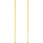 Sui Dhaga Gold Plated Floral Drop Earrings for Women, Long Chain Design